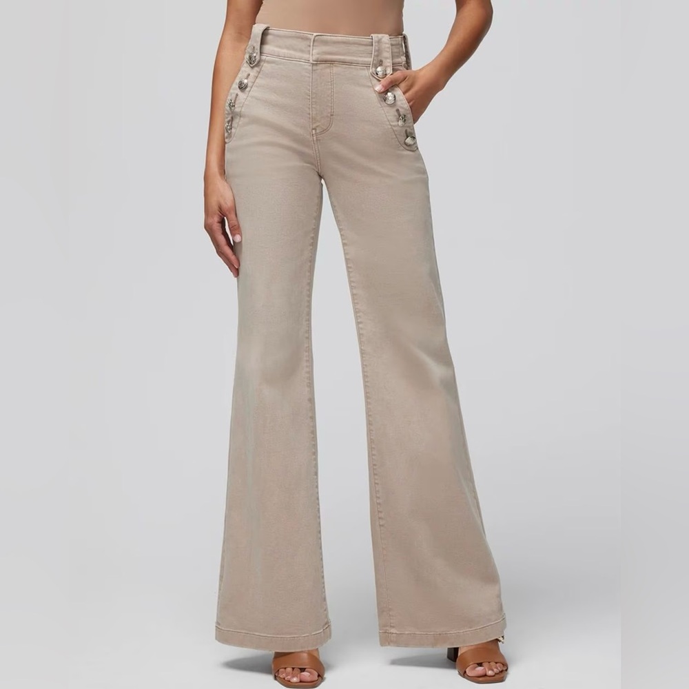 WHBM High-Rise Mariner Wide-Leg Jeans